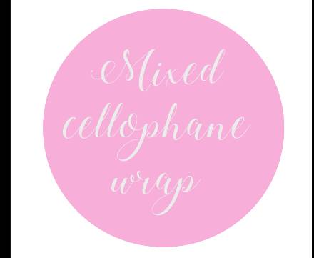 Mixed cellophane wrap